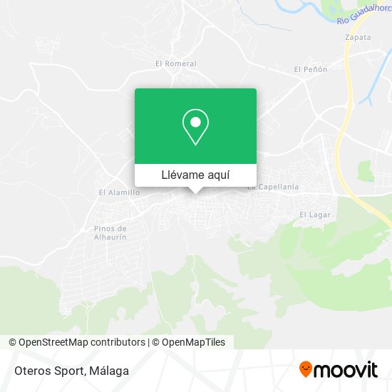 Mapa Oteros Sport