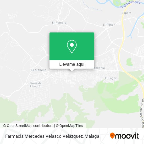 Mapa Farmacia Mercedes Velasco Velázquez