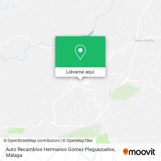 Mapa Auto Recambios Hermanos Gomez Pleguezuelos
