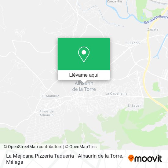 Mapa La Mejicana Pizzería Taquería - Alhaurín de la Torre