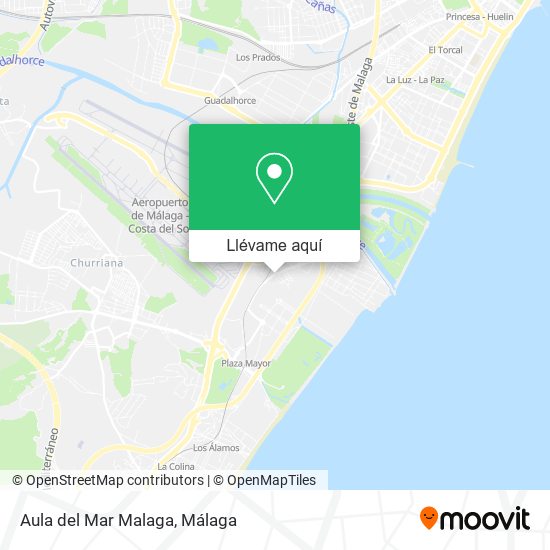 Mapa Aula del Mar Malaga
