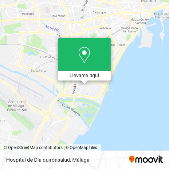 Mapa Hospital de Día quirónsalud
