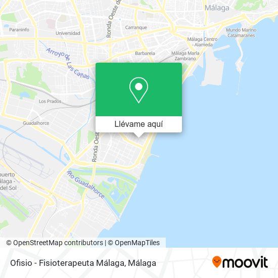 Mapa Ofisio - Fisioterapeuta Málaga