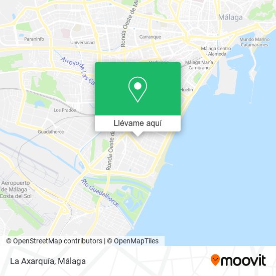 Mapa La Axarquía