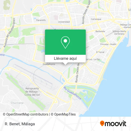 Mapa R. Benet