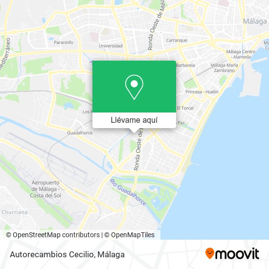 Mapa Autorecambios Cecilio