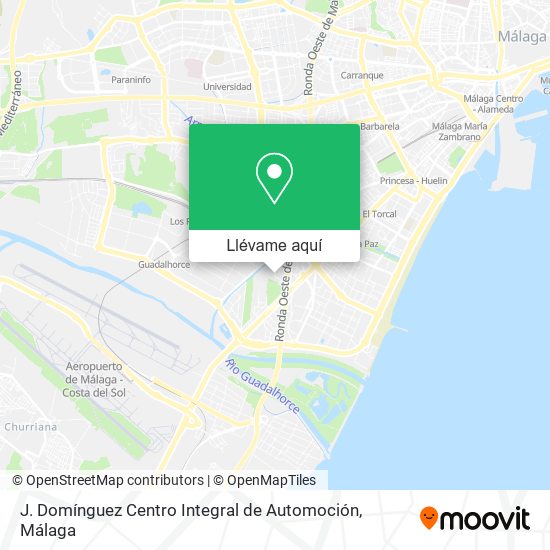 Mapa J. Domínguez Centro Integral de Automoción