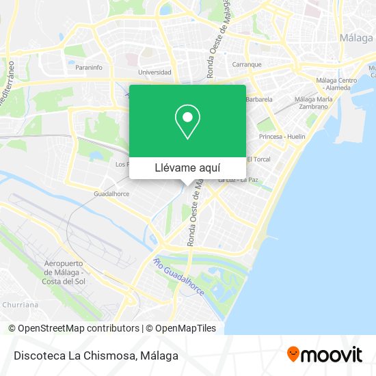 Mapa Discoteca La Chismosa