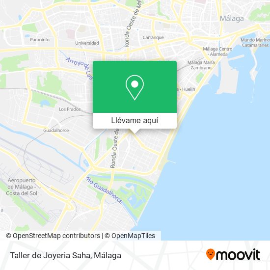 Mapa Taller de Joyeria Saha