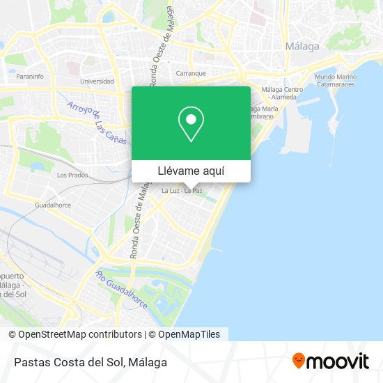 Mapa Pastas Costa del Sol