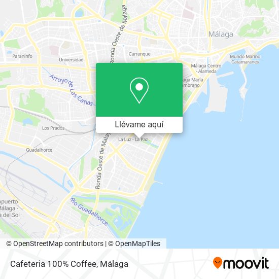 Mapa Cafeteria 100% Coffee