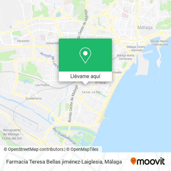 Mapa Farmacia Teresa Bellas jiménez-Laiglesia