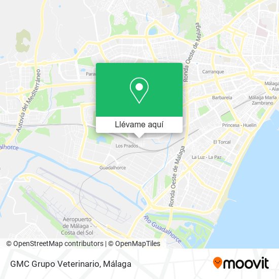 Mapa GMC Grupo Veterinario