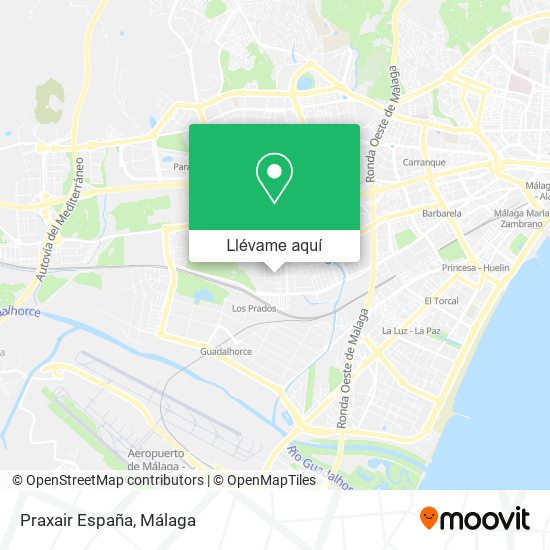 Mapa Praxair España