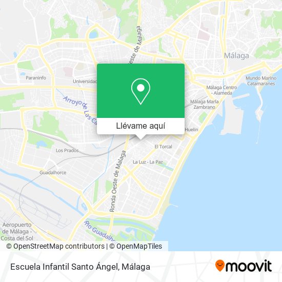 Mapa Escuela Infantil Santo Ángel