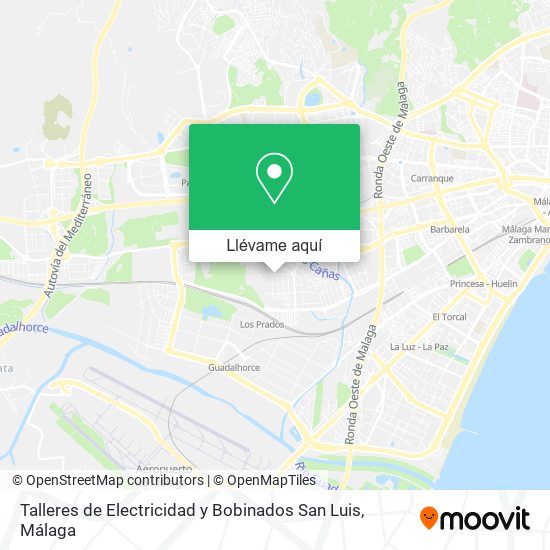 Mapa Talleres de Electricidad y Bobinados San Luis