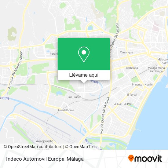 Mapa Indeco Automovil Europa