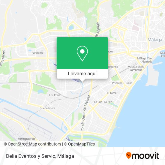 Mapa Delia Eventos y Servic
