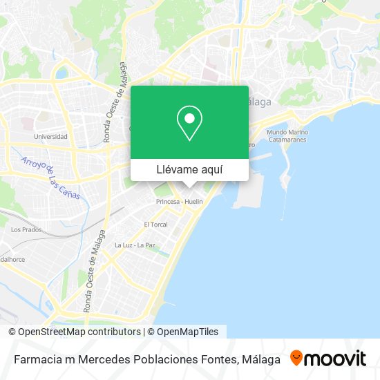 Mapa Farmacia m Mercedes Poblaciones Fontes