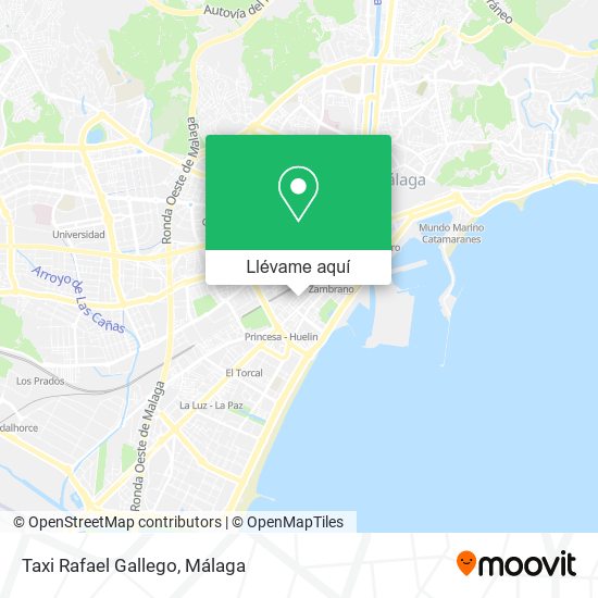 Mapa Taxi Rafael Gallego