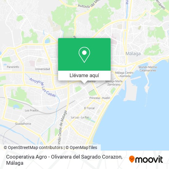 Mapa Cooperativa Agro - Olivarera del Sagrado Corazon