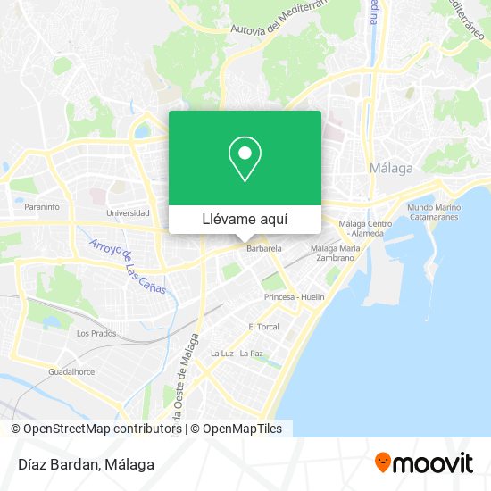 Mapa Díaz Bardan