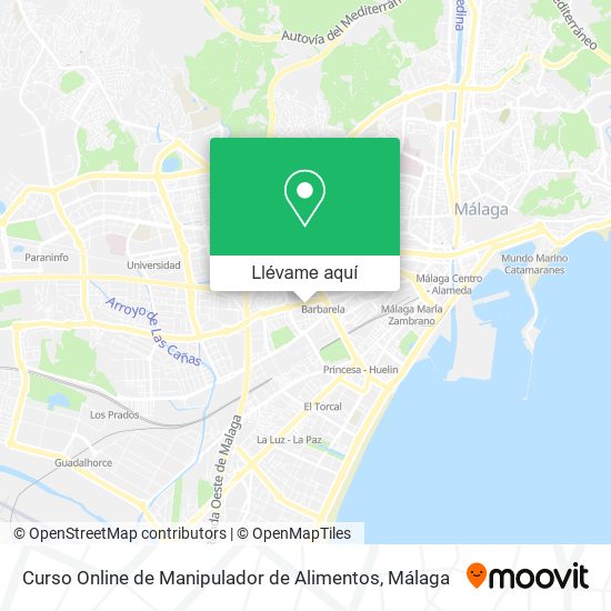 Mapa Curso Online de Manipulador de Alimentos