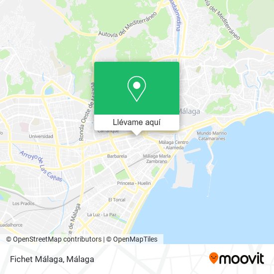 Mapa Fichet Málaga