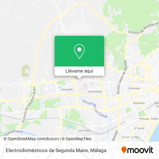 Mapa Electrodomésticos de Segunda Mano