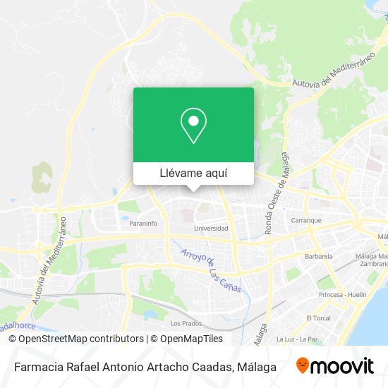 Mapa Farmacia Rafael Antonio Artacho Caadas
