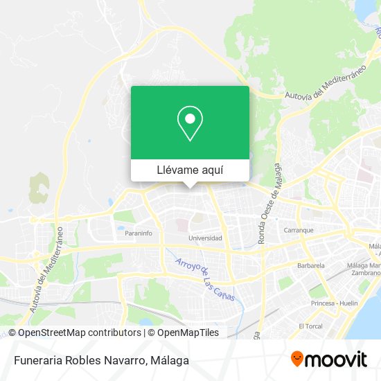 Mapa Funeraria Robles Navarro