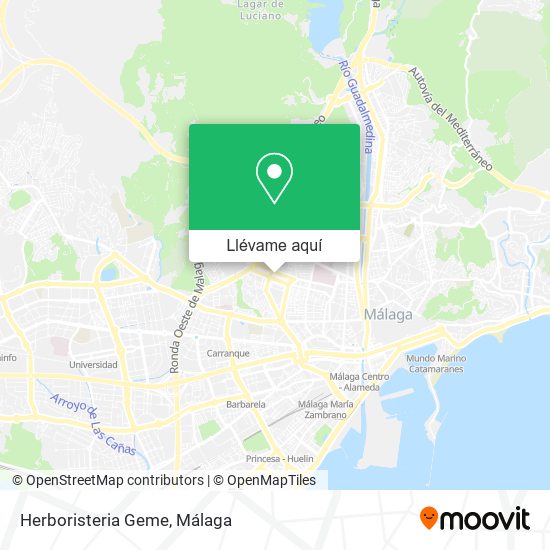 Mapa Herboristeria Geme