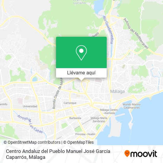 Mapa Centro Andaluz del Pueblo Manuel José García Caparrós