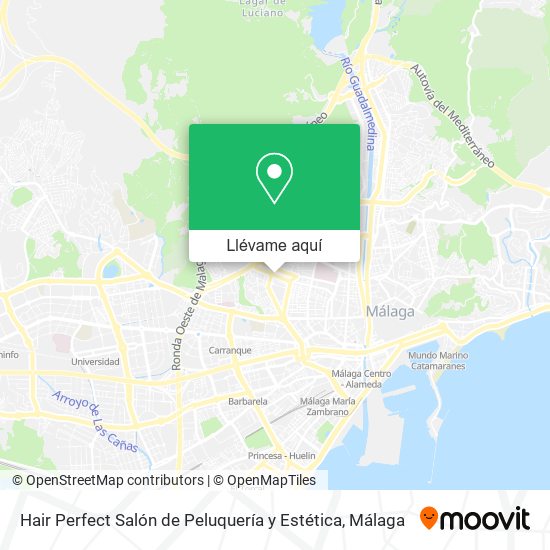 Mapa Hair Perfect Salón de Peluquería y Estética
