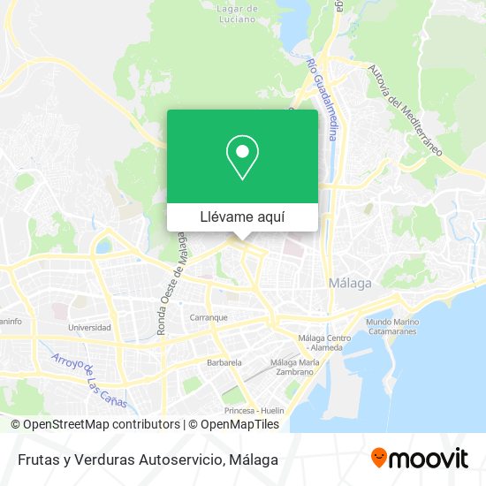 Mapa Frutas y Verduras Autoservicio