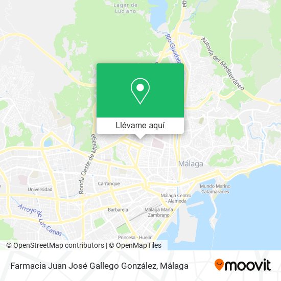 Mapa Farmacia Juan José Gallego González