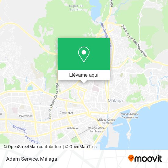 Mapa Adam Service