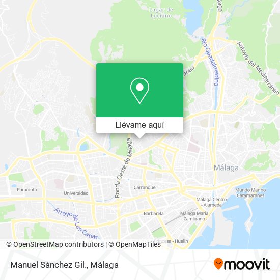 Mapa Manuel Sánchez Gil.