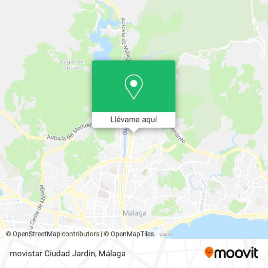 Mapa movistar Ciudad Jardin