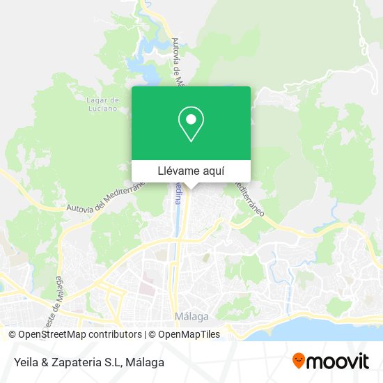 Mapa Yeila & Zapateria S.L