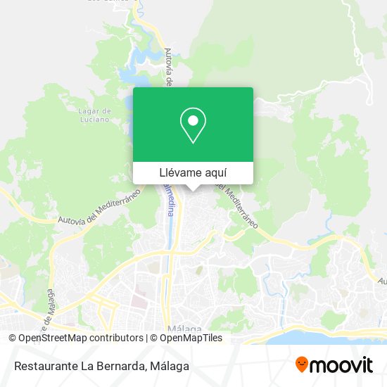 Mapa Restaurante La Bernarda