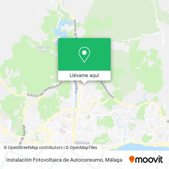 Mapa Instalación Fotovoltaica de Autoconsumo