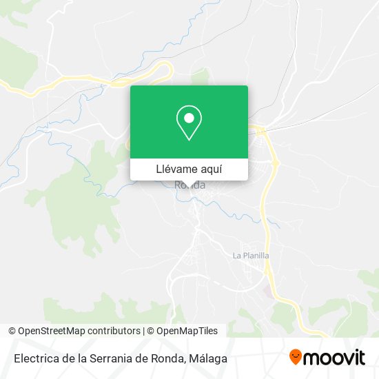 Mapa Electrica de la Serrania de Ronda