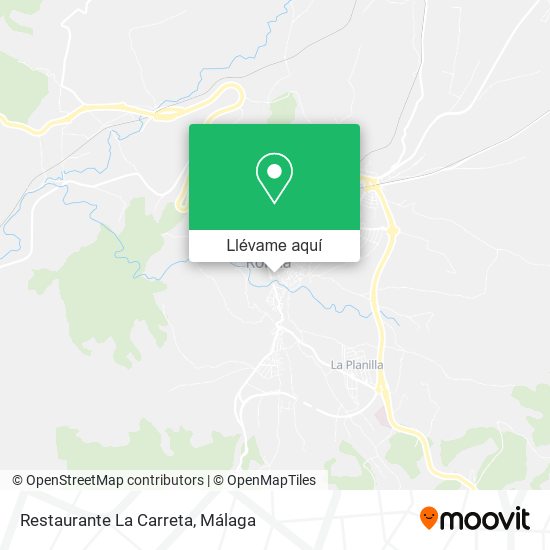 Mapa Restaurante La Carreta