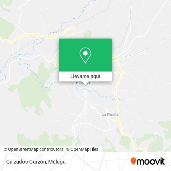 Mapa Calzados Garzón