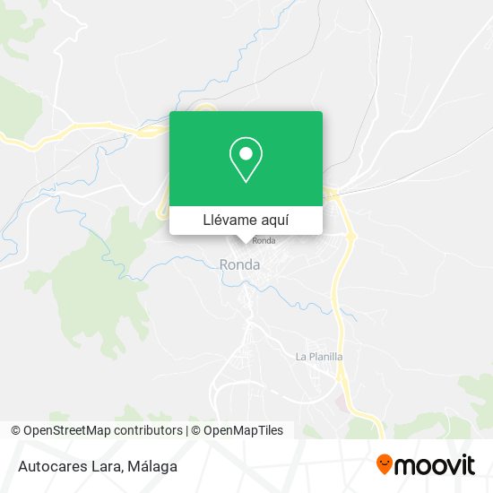 Mapa Autocares Lara