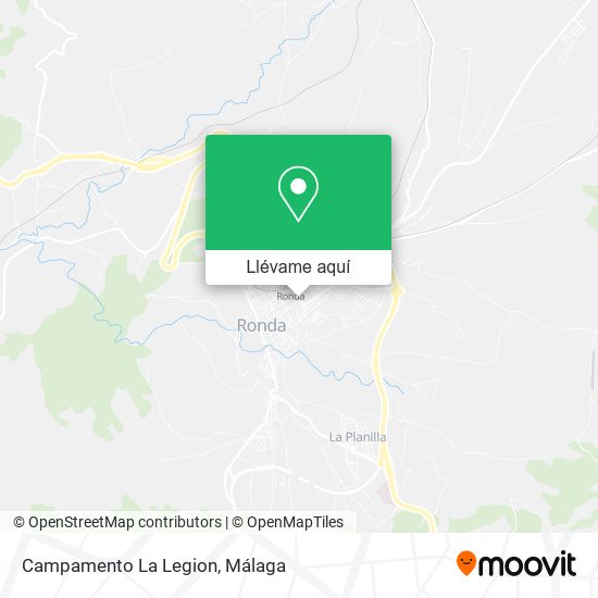 Mapa Campamento La Legion