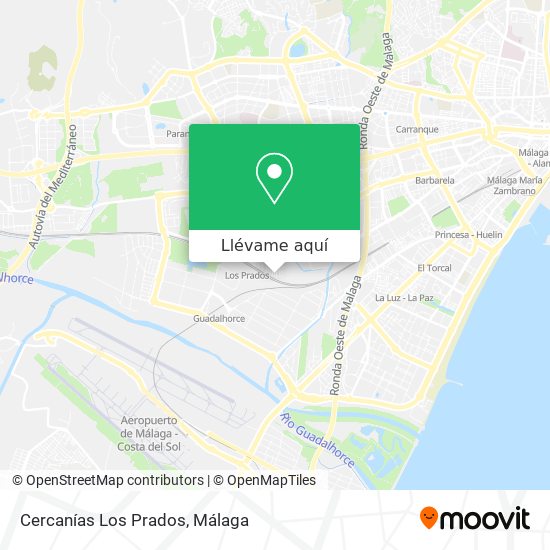 Mapa Cercanías Los Prados
