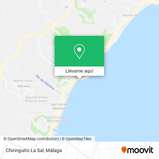 Mapa Chiringuito La Sal