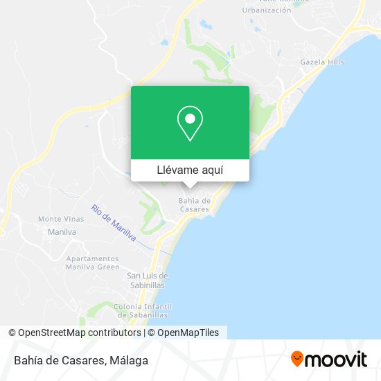 Mapa Bahía de Casares